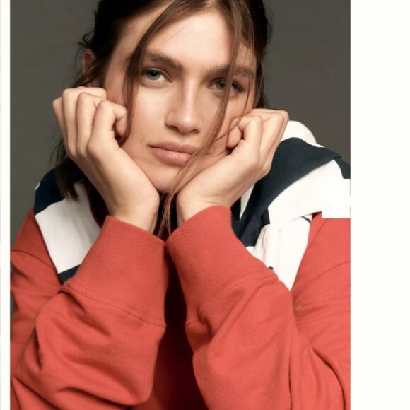 Brand New T.La Red Oversized Hooded Sweatshirt - Picture 8 of 8